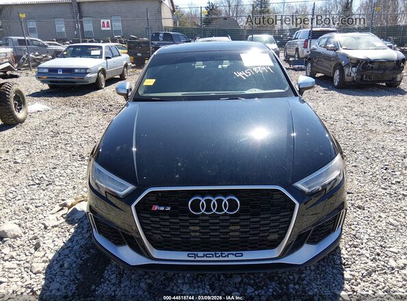 WUABWGFF8J1900171 2018 AUDI RS3 Black ხელსაწყოთა პანელის ხედი