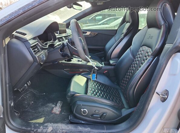 WUACWCF54KA903705 2019 AUDI RS5 White Vista interior delantera