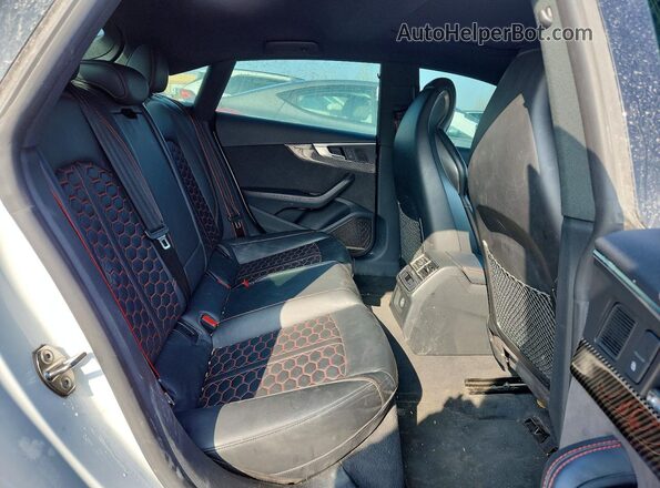 WUACWCF54KA903705 2019 AUDI RS5 White Vista de los asientos traseros