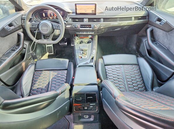WUACWCF54KA903705 2019 AUDI RS5 White Vista del salpicadero