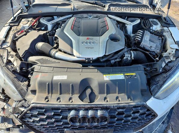WUACWCF54KA903705 2019 AUDI RS5 White Vista interior trasera