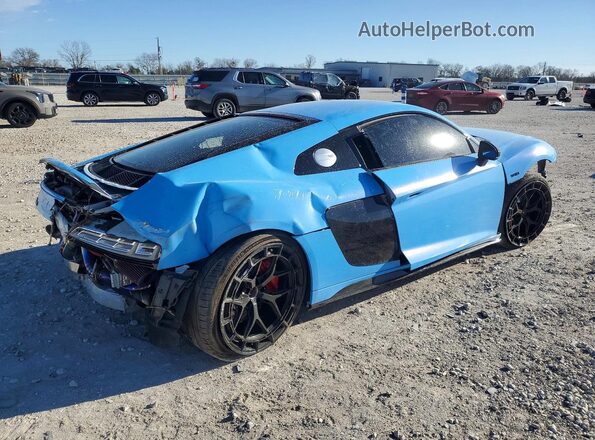 WUAEEAFX7L7901916 2020 AUDI R8 Синий Задняя правая четверть