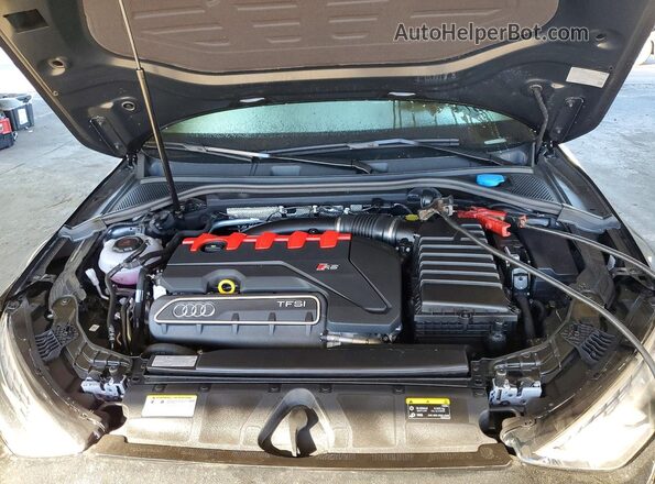 WUAGWDGYXSA911128 2025 AUDI RS3 Black უკანა სალონის ხედი