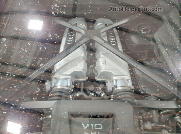 WUAKBAFX4M7901384 2021 AUDI R8 Black Vista interior trasera