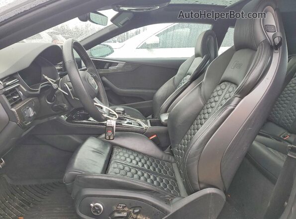 WUANWAF5XRA900203 2024 AUDI RS5 Gray Widok wnętrza z przodu