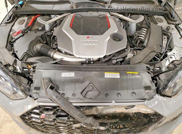 WUANWAF5XRA900203 2024 AUDI RS5 Gray Widok komory silnika