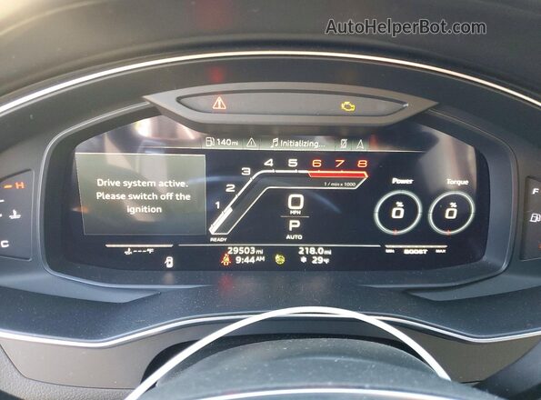 WUAPCBF25NN901856 2022 AUDI RS7 Gray Instrument cluster view