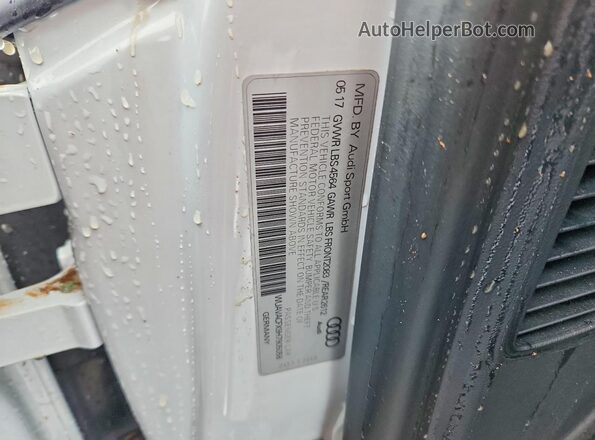 WUAVACFX9H7905058 2017 AUDI R8 Серый Вид подкапотного пространства