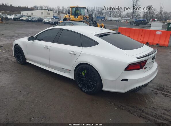 WUAWRAFC2HN905400 2017 AUDI RS7 White Задня ліва чверть