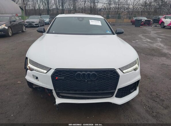 WUAWRAFC2HN905400 2017 AUDI RS7 White Вид щитка приладів