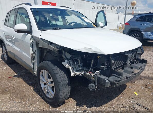WVGAV7AX2GW583569 2016 VOLKSWAGEN TIGUAN Белый Вид спереди