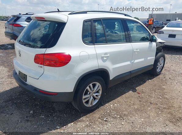 WVGAV7AX2GW583569 2016 VOLKSWAGEN TIGUAN Белый Задняя правая четверть