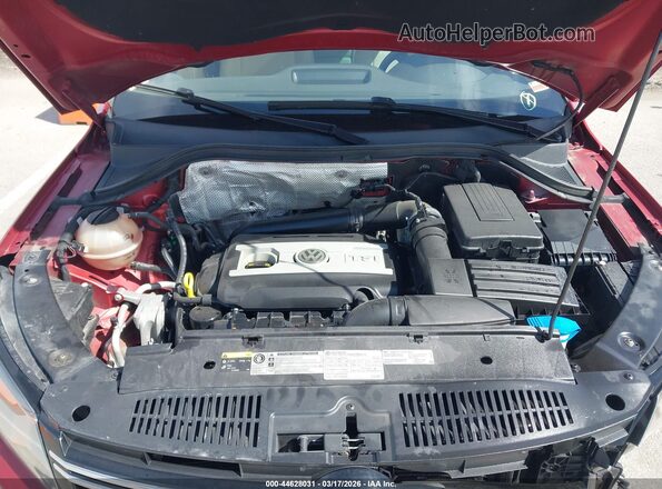 WVGAV7AX4GW061140 2016 VOLKSWAGEN TIGUAN Red Вид ззаду