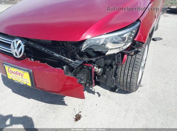 WVGAV7AX4GW061140 2016 VOLKSWAGEN TIGUAN Red Вид спереду