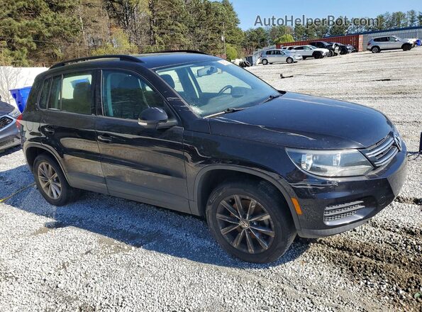 WVGAV7AX9JK000476 2018 VOLKSWAGEN TIGUAN Black Przód prawy