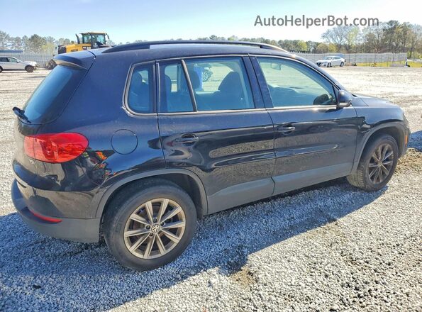 WVGAV7AX9JK000476 2018 VOLKSWAGEN TIGUAN Black Tył prawy