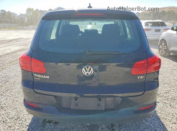WVGAV7AX9JK000476 2018 VOLKSWAGEN TIGUAN Black Widok z tyłu