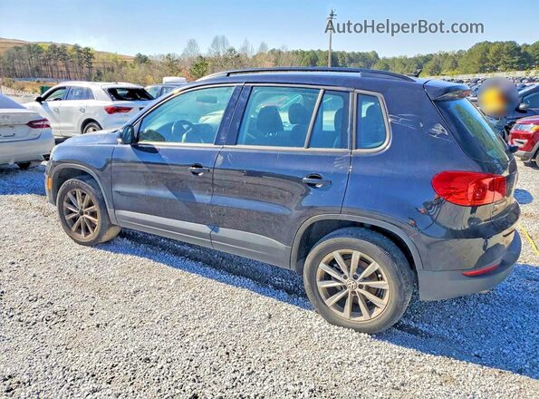 WVGAV7AX9JK000476 2018 VOLKSWAGEN TIGUAN Black Tył lewy