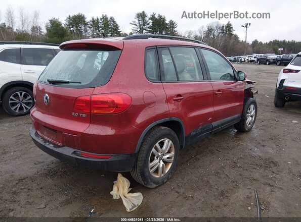 WVGBV7AX8GW040635 2016 VOLKSWAGEN TIGUAN Red 