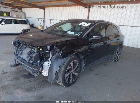 WVGDMPE26MP011893 2021 VOLKSWAGEN ID.4 Black Առջևի ձախ երեք քառորդ տեսարան