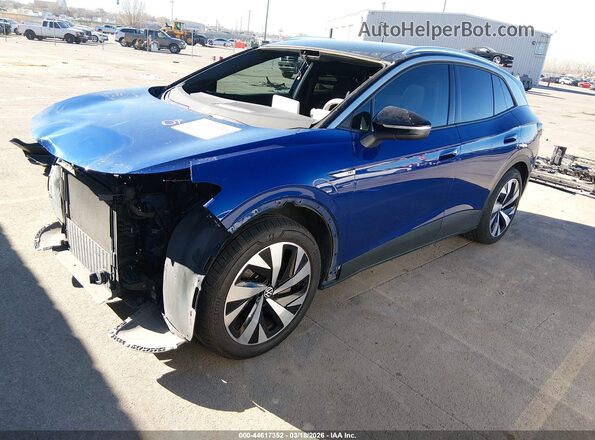 WVGDMPE28MP009403 2021 VOLKSWAGEN ID.4 Blue Vista tres cuartos delantera izquierda