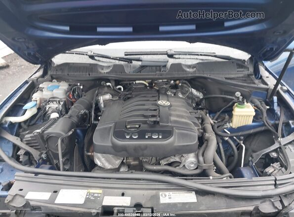 WVGEF9BP9GD003397 2016 VOLKSWAGEN TOUAREG Blue Widok z tyłu