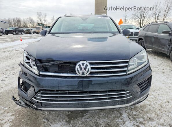 WVGEP9BP5GD005967 2016 VOLKSWAGEN TOUAREG Blue Front view