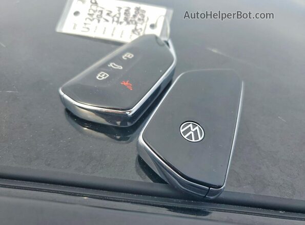 WVGGNPE24MP057300 2021 VOLKSWAGEN ID.4 Black Vista de la etiqueta del VIN