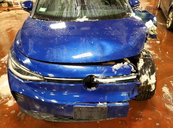 WVGGNPE27MP058179 2021 VOLKSWAGEN ID.4 Blue Vista del compartimento del motor