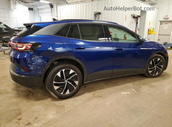 WVGGNPE28NP047290 2022 VOLKSWAGEN ID.4 Blue Задня права чверть
