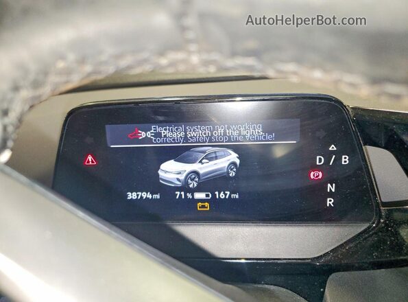 WVGGNPE28NP047290 2022 VOLKSWAGEN ID.4 Blue Вид щитка приладів