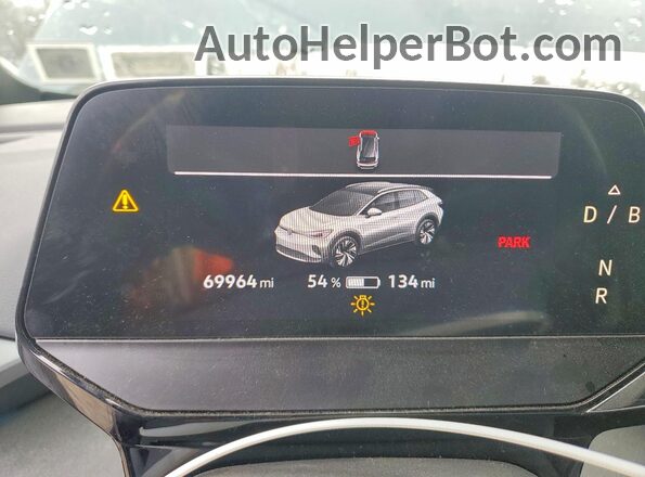WVGJNPE26NP038500 2022 VOLKSWAGEN ID.4 Black Instrument cluster view