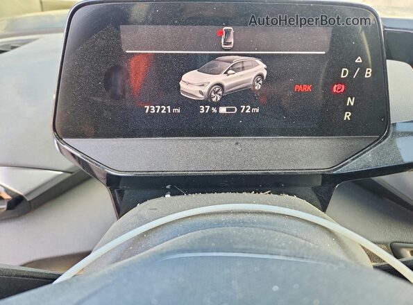 WVGJNPE29NP040080 2022 VOLKSWAGEN ID.4 Gray Instrument cluster view