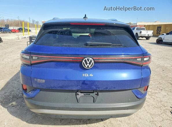 WVGKMPE21MP046882 2021 VOLKSWAGEN ID.4 Blue Widok z tyłu