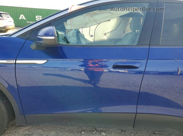WVGKMPE21MP046882 2021 VOLKSWAGEN ID.4 Blue Widok wnętrza z przodu