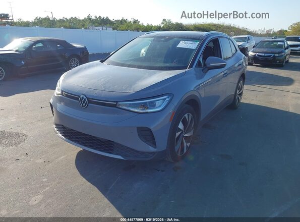 WVGKMPE27MP060009 2021 VOLKSWAGEN ID.4 Gray Առջևի ձախ երեք քառորդ տեսարան