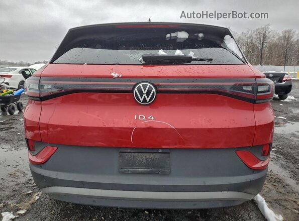 WVGKMPE29NP073054 2022 VOLKSWAGEN ID.4 Red Вид ззаду