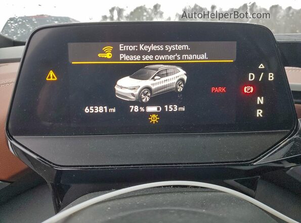 WVGKMPE29NP073054 2022 VOLKSWAGEN ID.4 Red Вид щитка приладів