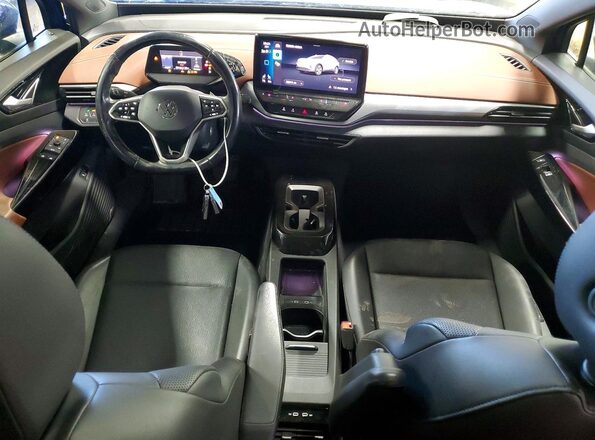 WVGTMPE20MP035053 2021 VOLKSWAGEN ID.4 Blue Dashboard view