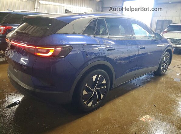 WVGTMPE20MP035053 2021 VOLKSWAGEN ID.4 Blue Rear right