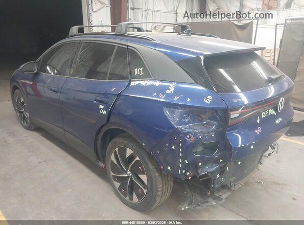 WVGTMPE20MP038762 2021 VOLKSWAGEN ID.4 Blue Հետևի ձախ