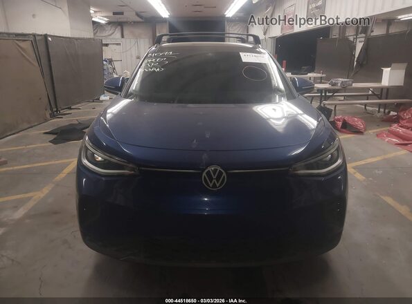WVGTMPE20MP038762 2021 VOLKSWAGEN ID.4 Blue Սալոնի հետևի տեսք
