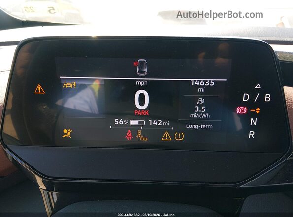 WVGTMPE22MP028038 2021 VOLKSWAGEN ID.4 Gray Вид задніх сидінь