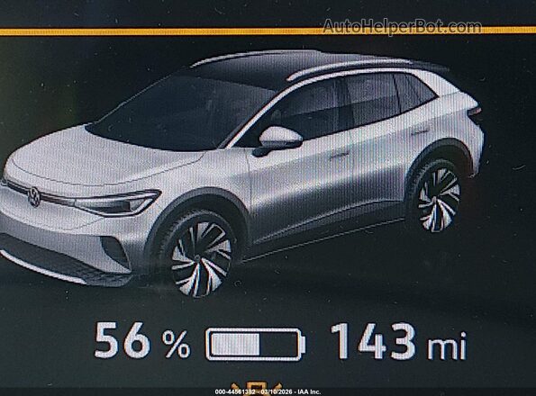 WVGTMPE22MP028038 2021 VOLKSWAGEN ID.4 Gray Вид задньої частини салону
