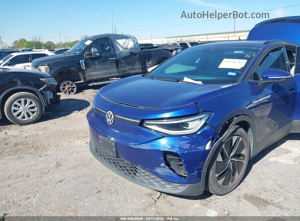 WVGTMPE25MP032469 2021 VOLKSWAGEN ID.4 Blue Դիմացի տեսք