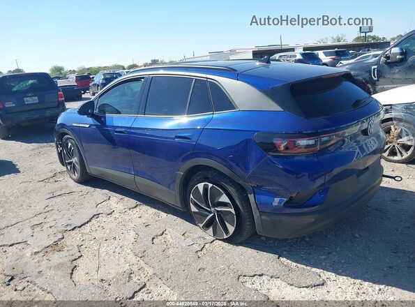 WVGTMPE25MP032469 2021 VOLKSWAGEN ID.4 Blue Հետևի ձախ