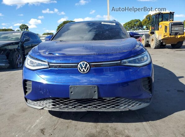WVGTMPE27MP031632 2021 VOLKSWAGEN ID.4 Blue Widok z przodu