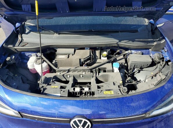 WVGTMPE27MP031632 2021 VOLKSWAGEN ID.4 Blue Widok wnętrza z tyłu