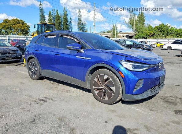 WVGTMPE27MP031632 2021 VOLKSWAGEN ID.4 Blue Przód prawy
