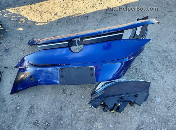 WVGTMPE27MP037690 2021 VOLKSWAGEN ID.4 Blue Вид наклейки з VIN-кодом